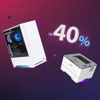 Скидка 40% на принтеры Pantum при покупке ПК или моноблока HAFF Скидка 40% на принтеры Pantum при покупке ПК или моноблока HAFF