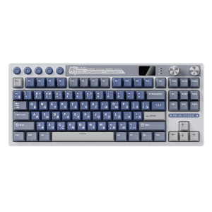 Клавиатура Royal Kludge RK M87 Cream switch Ocean Blue