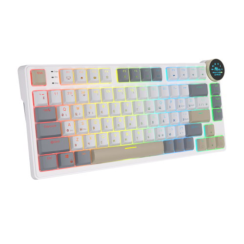 Клавиатура Royal Kludge RK N80 Red switch Pearly Dawn