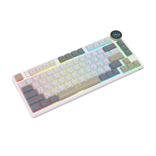 Клавиатура Royal Kludge RK N80 Red switch Pearly Dawn