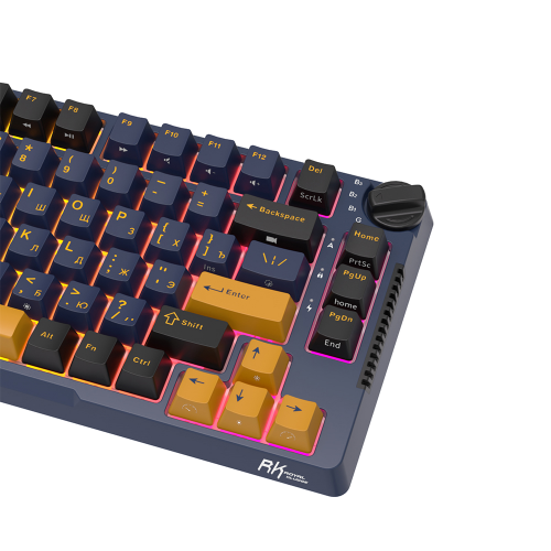 Клавиатура Royal Kludge RK-H81 Sky Cyan switch Star Night