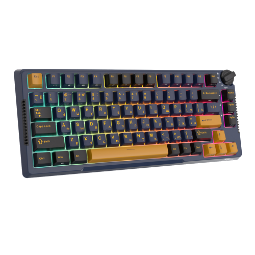 Клавиатура Royal Kludge RK-H81 Sky Cyan switch Star Night