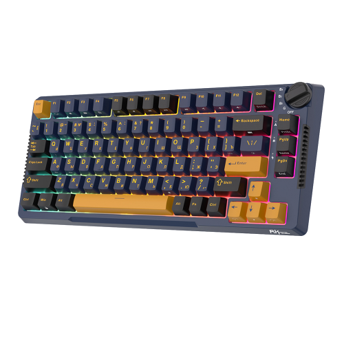 Клавиатура Royal Kludge RK-H81 Sky Cyan switch Star Night