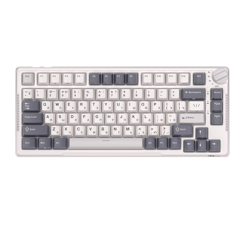 Клавиатура Royal Kludge RK-H81 Sky cyan switch White Night