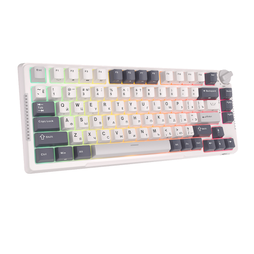 Клавиатура Royal Kludge RK-H81 Sky cyan switch White Night