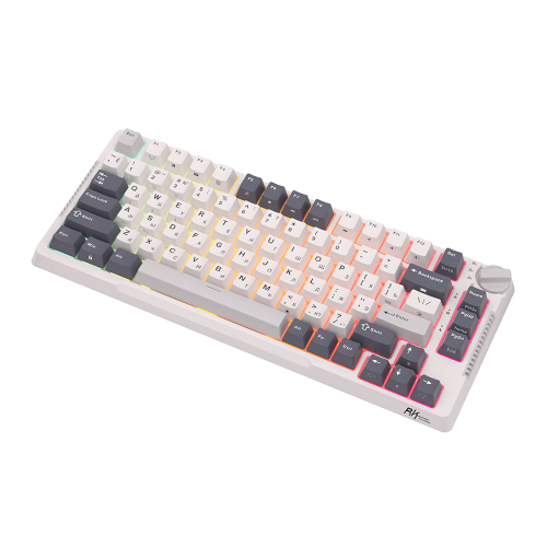 Клавиатура Royal Kludge RK-H81 Sky cyan switch White Night