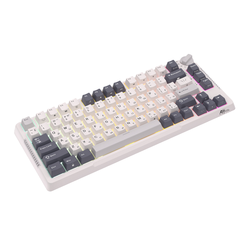 Клавиатура Royal Kludge RK-H81 Sky cyan switch White Night