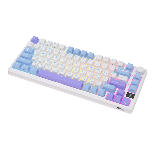 Клавиатура Royal Kludge RK-M75 K Silver switch Taro milk