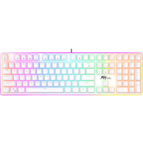 Клавиатура Royal Kludge RK918 RGB (белый, RK Red)