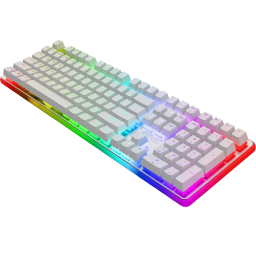 Клавиатура Royal Kludge RK918 RGB (белый, RK Red)