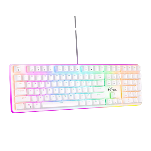 Клавиатура Royal Kludge RK918 RGB (белый, RK Red)